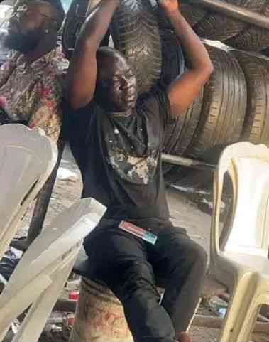 Even person wey dey sell Tyre don Tire - MirrorLog